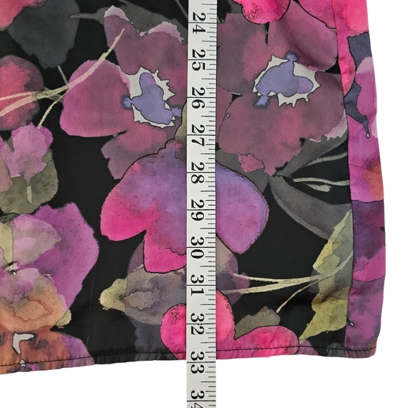 Rinascimento Floral Long Sleeve Mini Dress Statement Sleeves Size XL - Picture 12 of 16